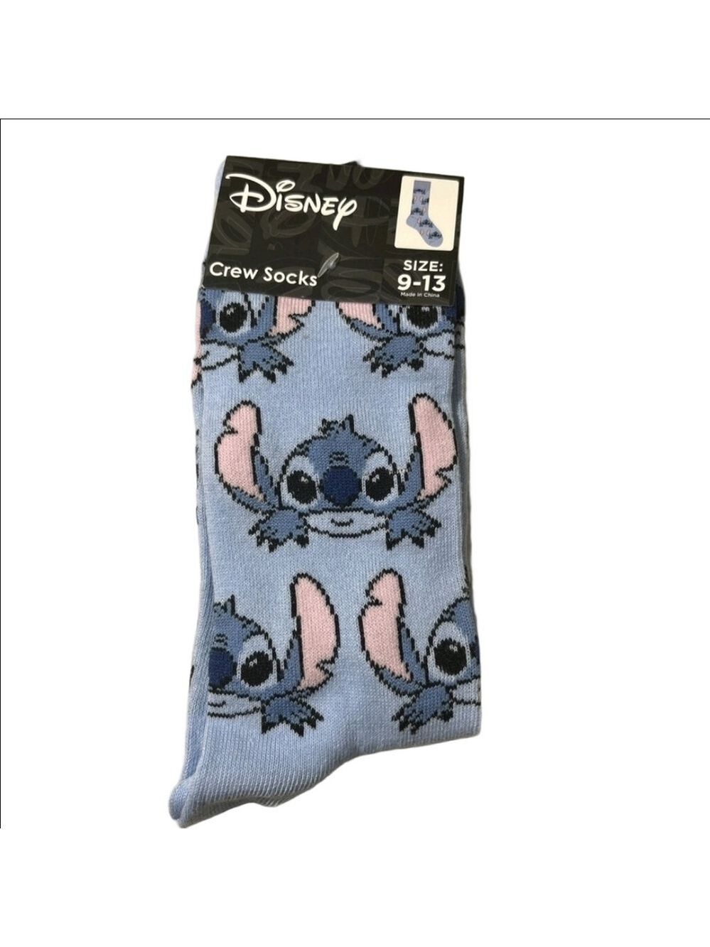 4 /$25 Disney Stitch Novelty Crew Socks Lilo & Stitch Fun Crazy Socks